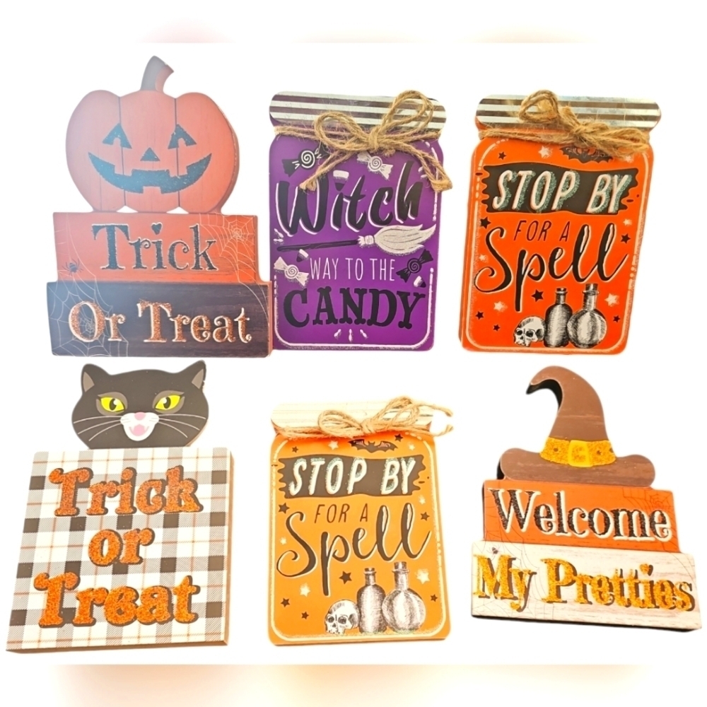 6 Halloween Decor Table Decoration